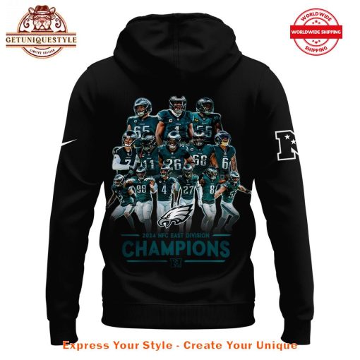 Philadelphia Eagles NFC East Champions 2024 Hoodie