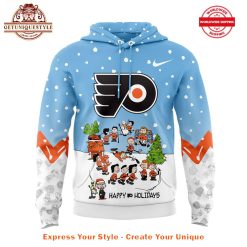 Philadelphia Flyers Happy Holidays Peanuts Hoodie