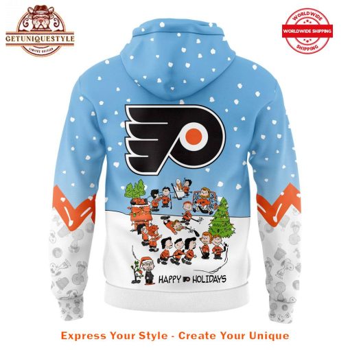 Philadelphia Flyers Happy Holidays Peanuts Hoodie