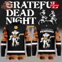 Pittsburgh Penguins Grateful Dead Night Black Limited Edition Jersey