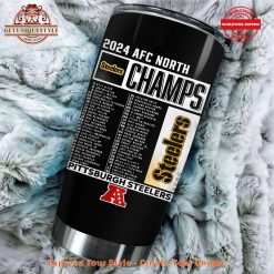 Pittsburgh Steelers Champions 2024 AFC North Tumbler Cup