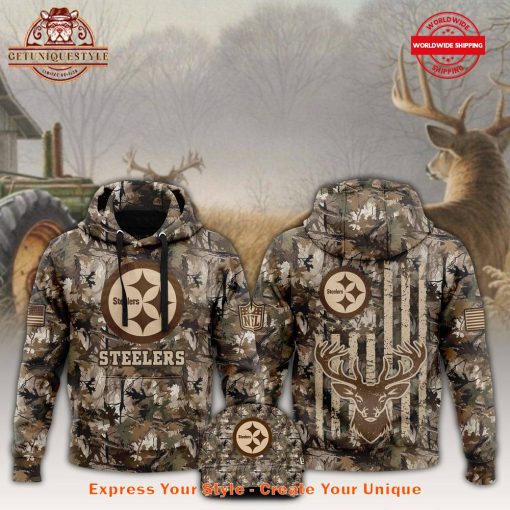 Pittsburgh Steelers x Hunting 2024 Limited Edition Hoodie