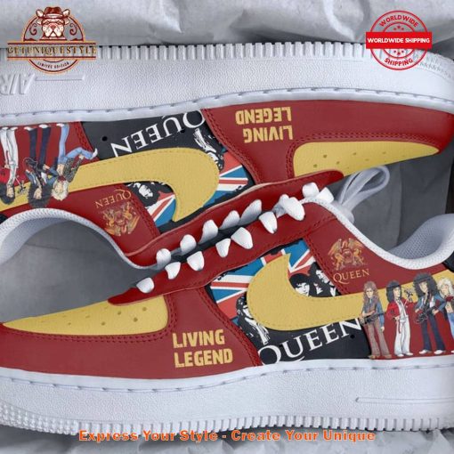 Queen Living Legend Rock Band Air Force 1 Sneaker