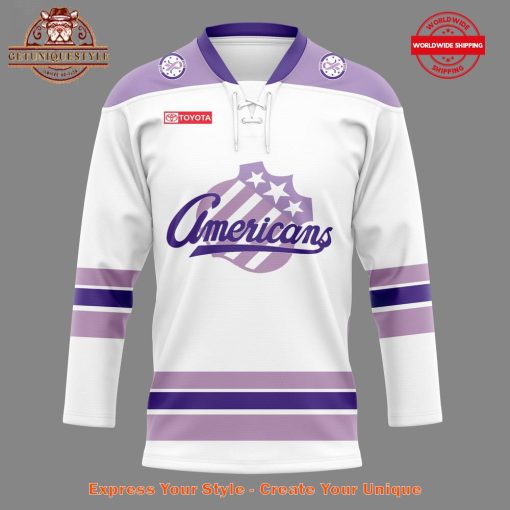 Rochester Americans Fights Cancer Jersey 2024