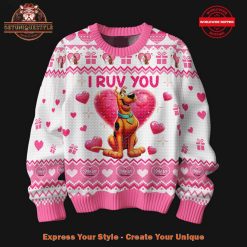 Scooby-Doo Valentine I Ruv You Sweater