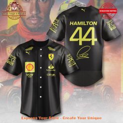 Scuderia Ferrari x Lewis Hamilton Baseball Jersey