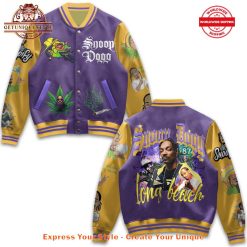 Snoop Dogg Long Beach California 187 Baseball Jacket