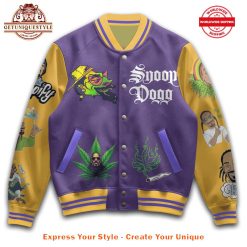 Snoop Dogg Long Beach California 187 Baseball Jacket