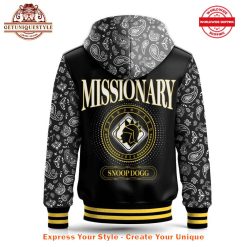 Snoop Dogg Missionary Smoke Weed Everyday Hooded Baseball Jacket