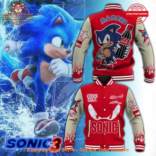 Sonic the Hedgehog x Coca Cola Limited Edition Baseball Jacket