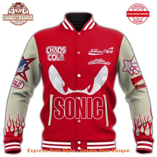 Sonic the Hedgehog x Coca Cola Limited Edition Baseball Jacket