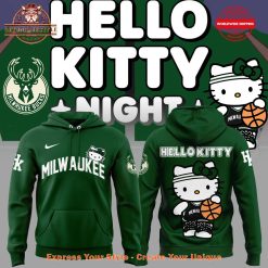 Special New Milwaukee Bucks x Hello Kitty Hoodie 2024