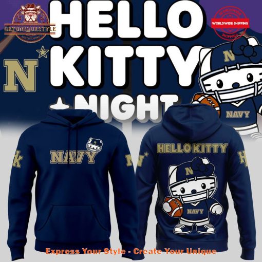 Special New Navy Midshipmen x Hello Kitty Hoodie