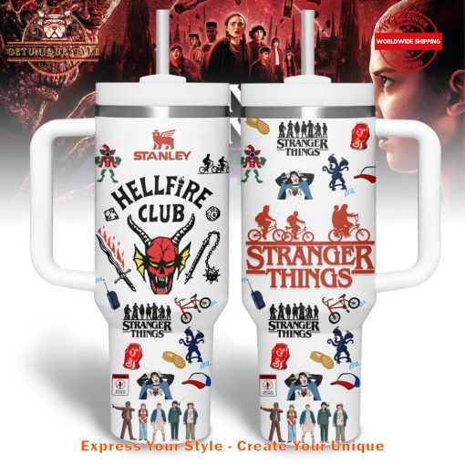 Stranger Things Hellfire Club 40oz Stanley Tumbler