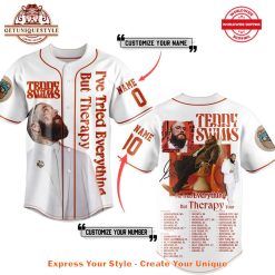 Teddy Swims I’ve Tried Everything But Therapy 2025 Tour Baseball Jersey