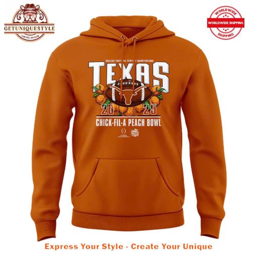 Texas Longhorns Chick-fil-A Peach Bowl 2025 Limited Edition Hoodie