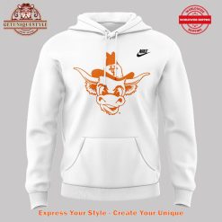 Texas Longhorns Bevo Logo Limited Edition 2025 White Hoodie