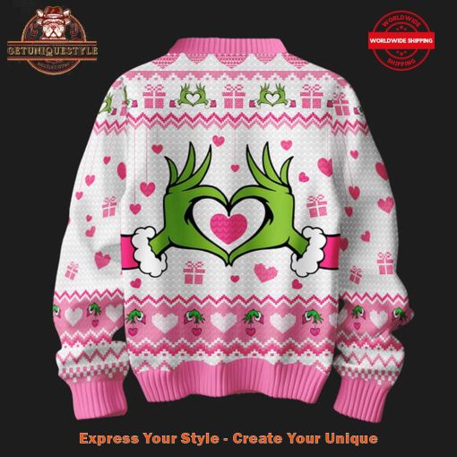 The Grinch Be My Valentine Sweater