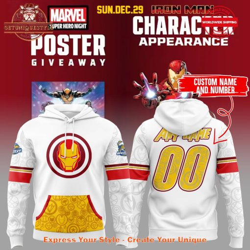 Toledo Walleye x Iron Man Limited Edition Hoodie