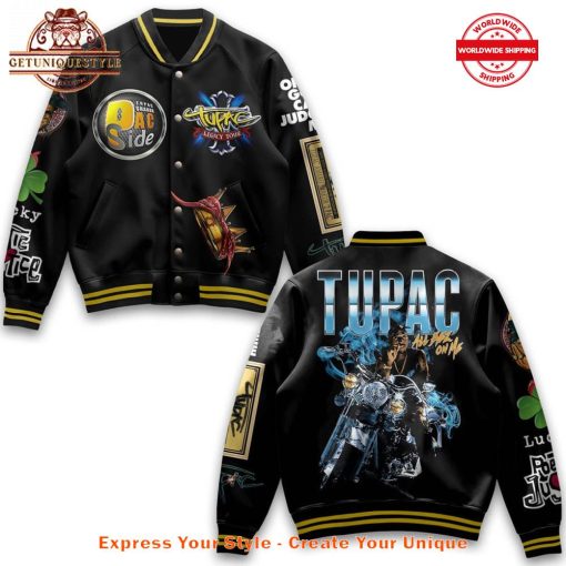 Tupac All Eyez On Me Legacy Tour Baseball Jacket