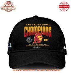 USC Trojans Bowl Las Vegas Bowl Champion 2024 Black Hoodie