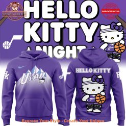 Utah Jazz x Hello Kitty Night Special New 2024 Hoodie