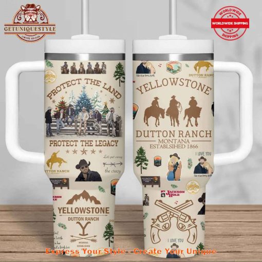 Yellowstone Dutton Ranch 40oz Stanley Tumbler