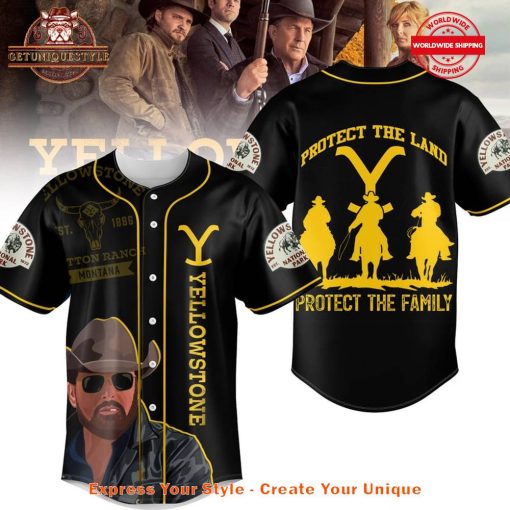 Yellowstone Protect The Family Baseball Jersey