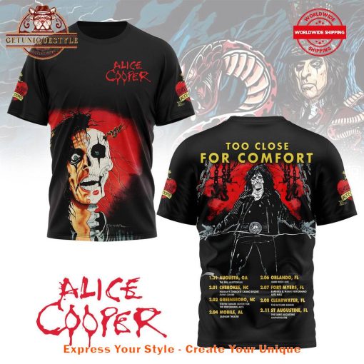 Alice Cooper Too Close For Comfort Shirt