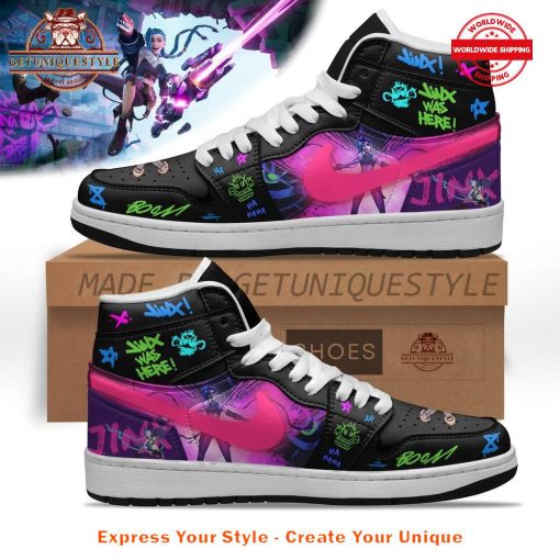 Arcane Jinx Was Here League of Legends Air Jordan 1