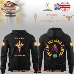 Arizona State Sun Devils Vs Texas Longhorns Peach Bowl Hoodie