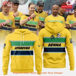 Ayrton Senna Forever Script Hoodie