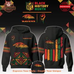 Baltimore Ravens NFL Black History Month Limited Edition 2025 Hoodie