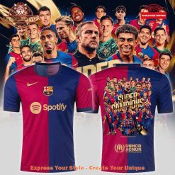 Barcelona Campeones Super Champions Shirt