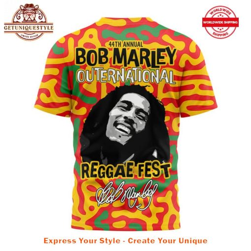 Bob Marley 44th Annual Outernational Reggae Fest 2025 Shirt