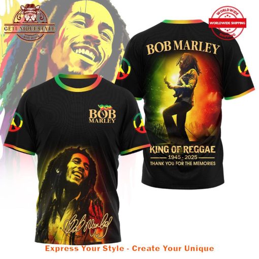 Bob Marley King Of Reggae Shirt Collection