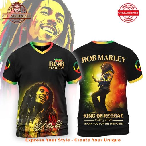 Bob Marley King Of Reggae Shirt Collection