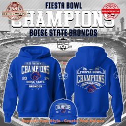 Boise State Broncos Fiesta Bowl Champions 2024 Hoodie