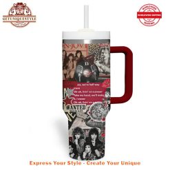 Bon Jovi Wanted Dead Or Alive 40oz Stanley Tumbler