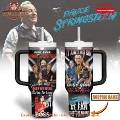 Bruce Springsteen Born to Run Tour 2025 40oz Stanley Tumbler