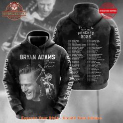 Bryan Adams Roll With The Punches Tour 2025 Shirt Collection