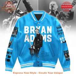 Bryan Adams Straight From The Heart Baseball Jacket