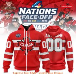 Canada National Ice Hockey Team 4 Nations Face-Off 2025 Limited Hoodie