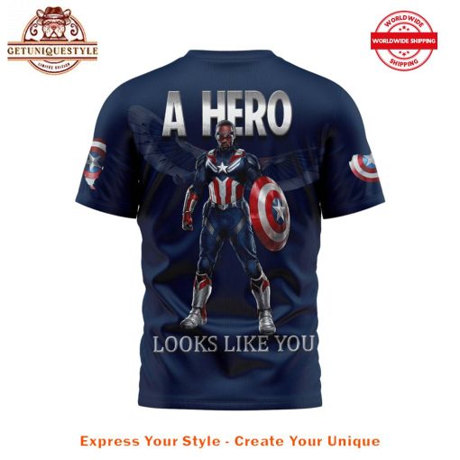 Captain America Brave New World A Hero Looks Like You Shirt