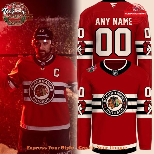 Chicago Blackhawks 2025 NHL Winter Classic Player Jersey