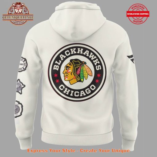 Chicago Blackhawks 2025 Windy City Warriors Hoodie