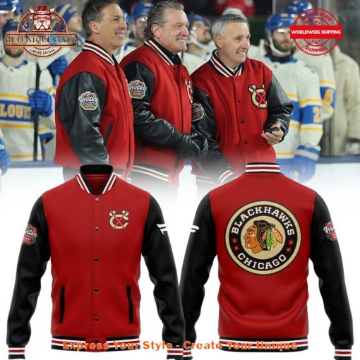 Chicago Blackhawks Winter Classic 2025 Limited Baseball Jacket