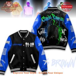 Chris Brown Look at Me Now Baseball Jacket