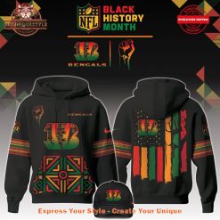 Cincinnati Bengals NFL Black History Month Limited Edition 2025 Hoodie