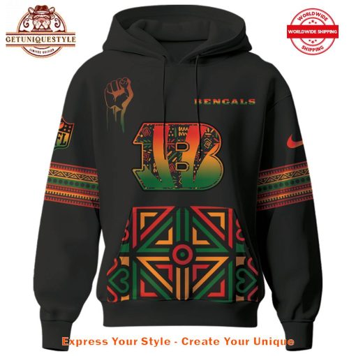 Cincinnati Bengals NFL Black History Month Limited Edition 2025 Hoodie